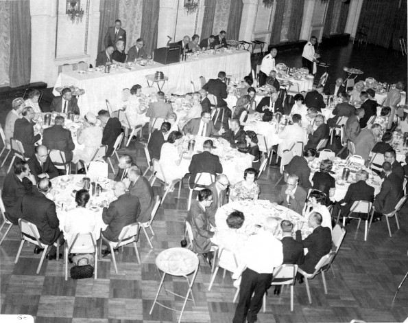Andrews University alumni reunion luncheon at the Sheraton-Cadillac Hotel during the 1966 General Conference Session