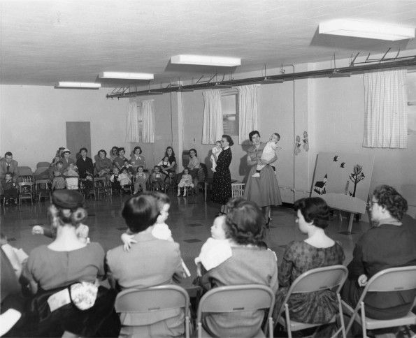 [Sabbath school at Emmanuel Missionary College church]