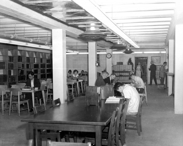 [Temporary Seminary and Graduate level reading room located in the lower floor of the Campus Health Center]