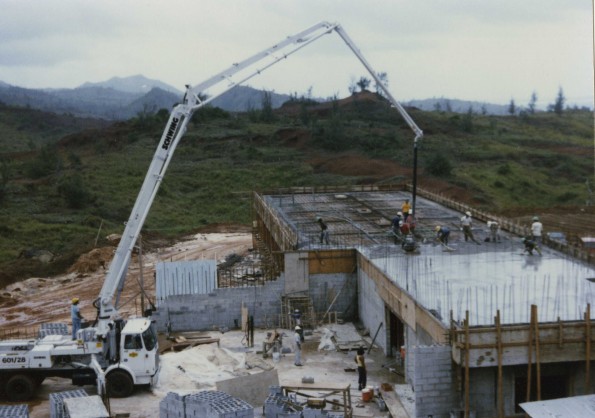 [Roof of Adventist World Radio-Asia is poured]