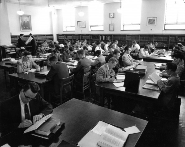 [The Seminary Reading Room at Potomac University in Washington D.C.]
