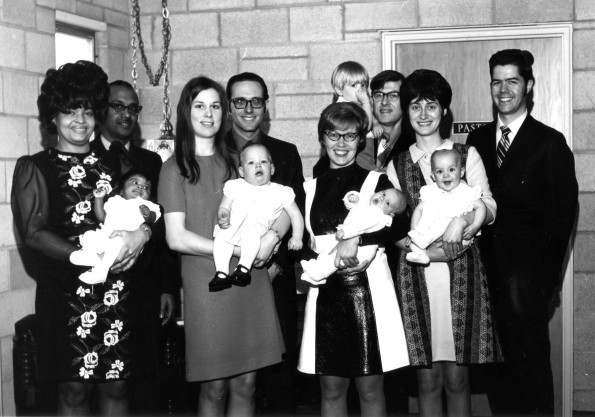 [Baby dedication at Pioneer Memorial Church]