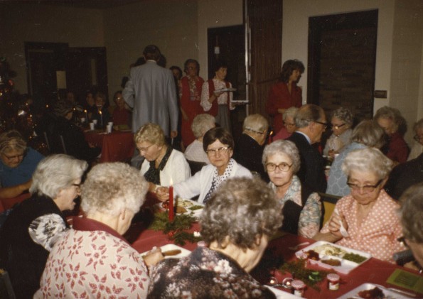 [Senior citizens Christmas party in 1980]