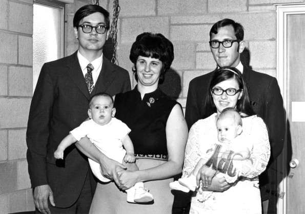 [Baby dedication at Pioneer Memorial Church]