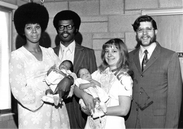 [Baby dedication at Pioneer Memorial Church]