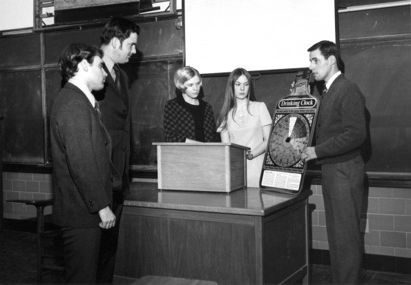 Unknown officers of the Andrews Christian Youth Action's Health Education Outreach temperance program