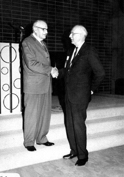 Emil Leffler meets an alumnus