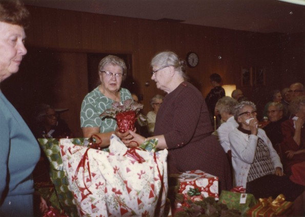 [Senior citizens Christmas party in 1979]