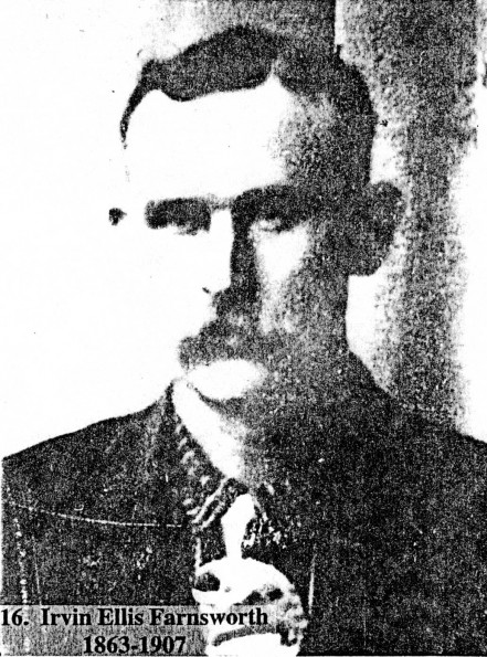 [Irvin Ellis Farnsworth, son of William Farnsworth, a Seventh-day Adventist pioneer]