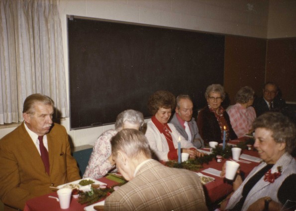 [Senior citizens Christmas party in 1980]