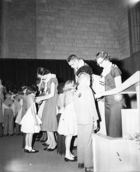 [Pathfinder Investiture held in Pioneer Memorial Church]