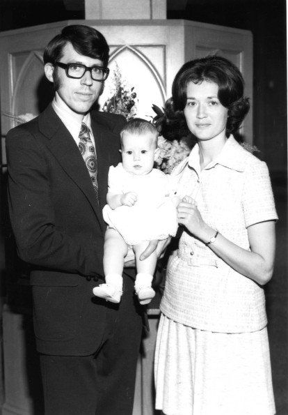 [Baby dedication at Pioneer Memorial Church]