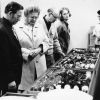 [Biology lab tour during Andrews University's 1973 alumni homecoming]