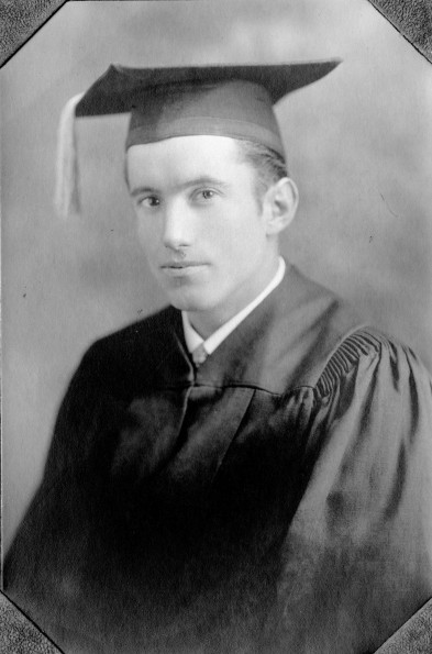[Graduation picture of Theodore  Ted  Crawlett, Blythe Owen's ex-husband]