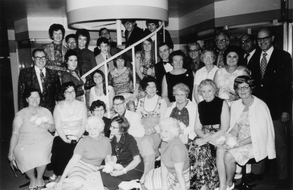 [Members of the Andrews University Alumni Association aboard a cruise ship on a tour of the south Pacific]