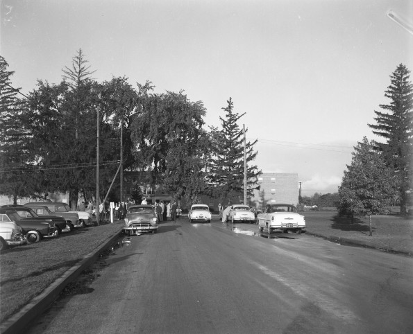 Leaving Emmanuel Missionary College campus for ingathering