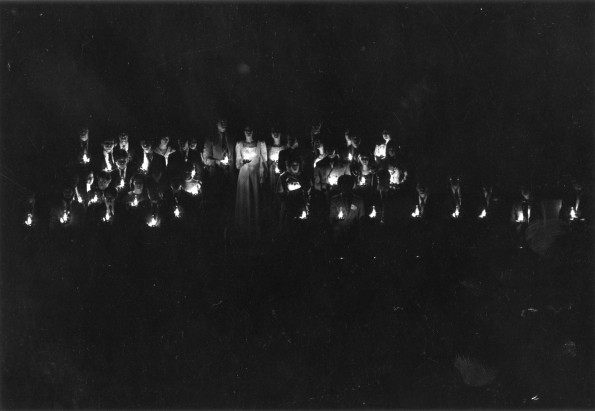 [1976 Lamplighter ceremony at Andrews University alumni homecoming weekend]
