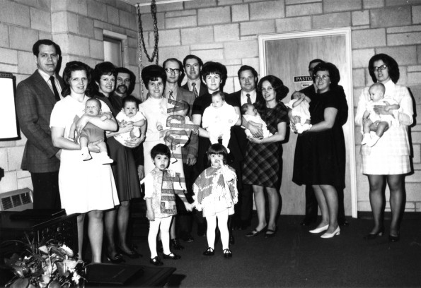 [Baby dedication at Pioneer Memorial Church]