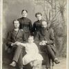 [J. W. Raymond, D. A. Ball and family, with Millie Deitel]