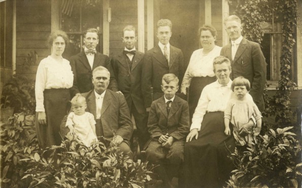 [John H. Crandall and family]