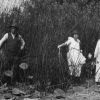 [Mary Kate Gafford with her mother and step-father, Jean and Mary Ashlock, among the reeds at Katy Lake near Waco, Texas]