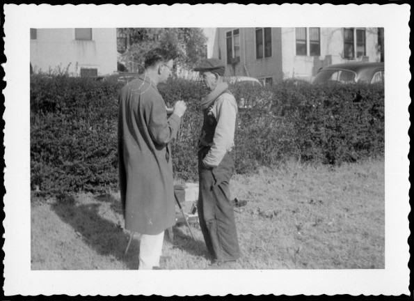 [Bernard Bowen with Richard Walker]