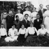 [Students and staff of Fernwood Academy, Tunesassa, N.Y. about 1910]