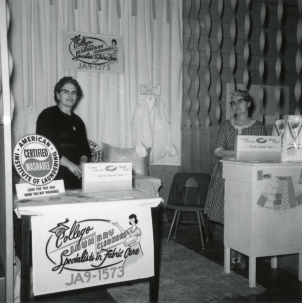 [Unknown women working at the college laundry service at Walla Walla College]