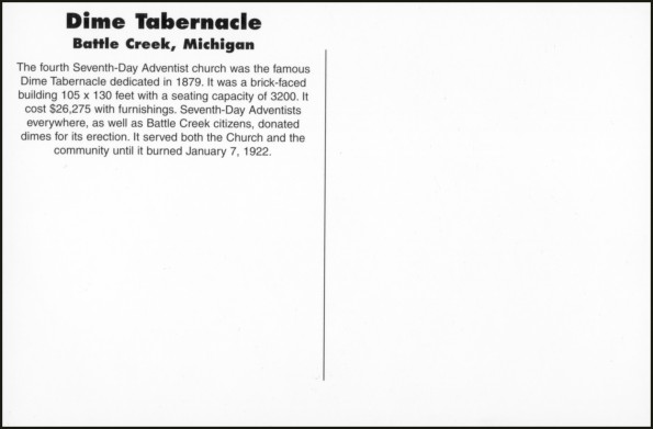 The Dime Tabernacle Battle Creek, Michigan