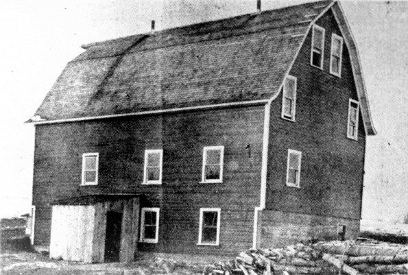 [School barn at Lacombe, Canada]