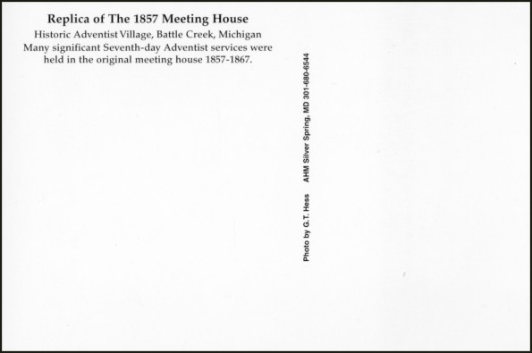 Replica of the 1857 Meeting House