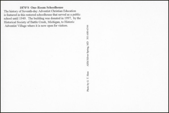 1870's one-room schoolhouse