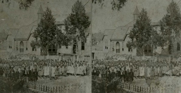 The Colored School in Vicksburg, Mississippi