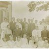 [Family reunion at the Luther and Charles Upson home in Genoa, NY around 1908]