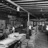 Unknown men working in the Carpenter Shop at Madison College