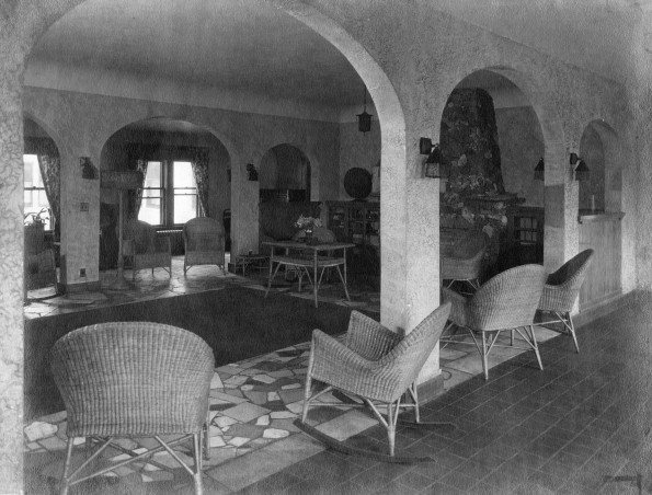 The old Madison Sanitarium parlor