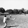 Students playing baseball at the Bentonville Seventh-day Adventist School