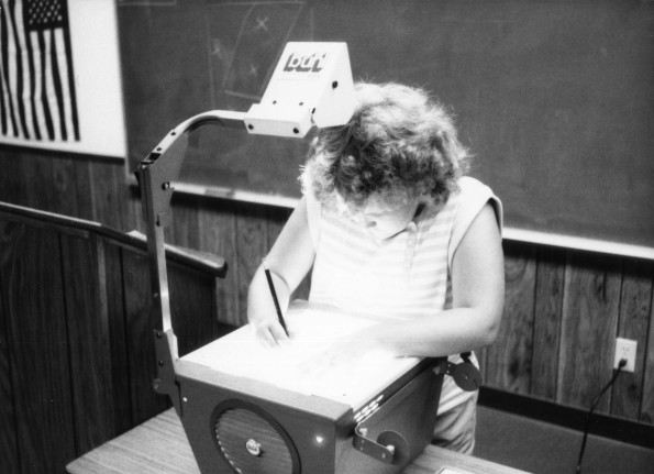 A student at Lake Charles Adventist School