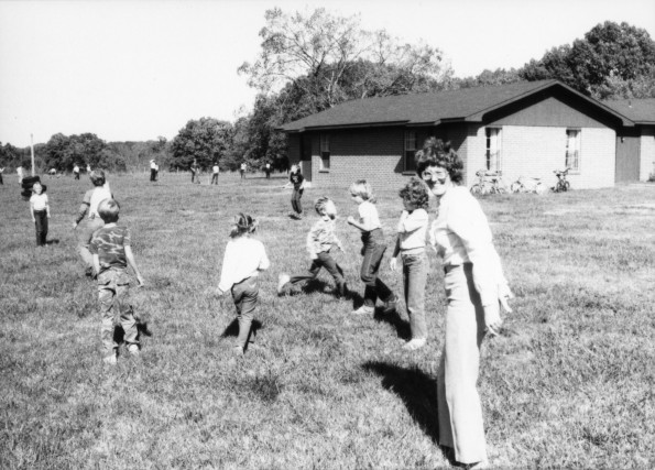 Alice Millard and students at the Bentonville Seventh-day Adventist School