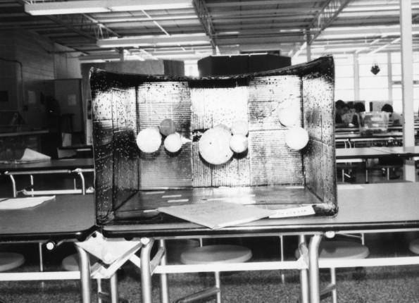 A student project at the Pathfinder Education Fair in Alexandria, LA