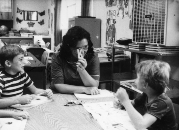 Carol Coppock teaching at Beacon Hill Adventist Junior Academy