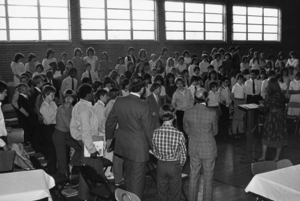 Susan Linden speaking at the Arkansas-Louisiana Conference Elementary School Music Festival in Little Rock, AR