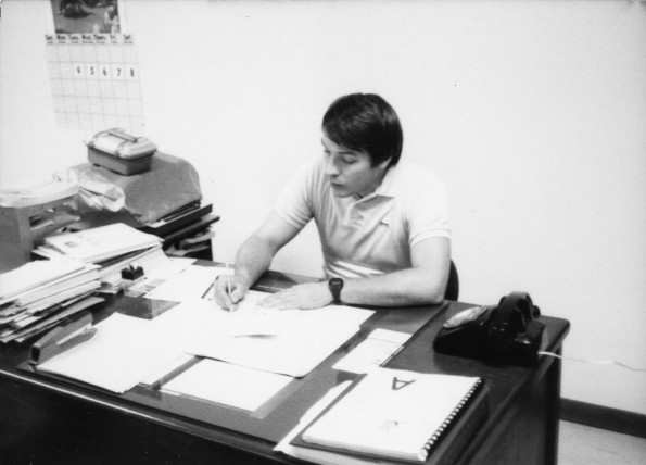 Delmon Tucker at the Houma Seventh-day Adventist Elementary School