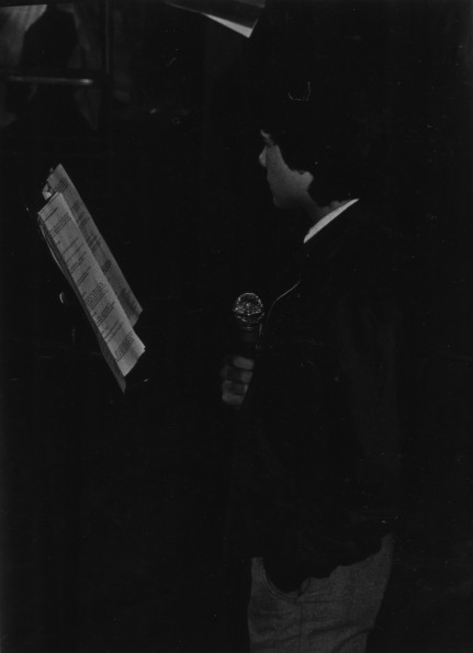A student from the Lake Charles, LA praying at the Arkansas-Louisiana Conference Elementary School Music Festival in Little Rock, AR