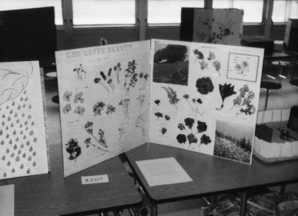 A student project at the Pathfinder Education Fair in Alexandria, LA