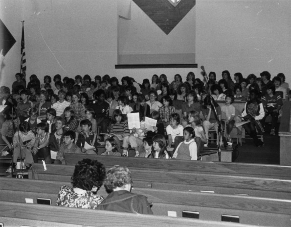Students and teachers at the Arkansas-Louisiana Conference Elementary School Music Festival in Little Rock, AR