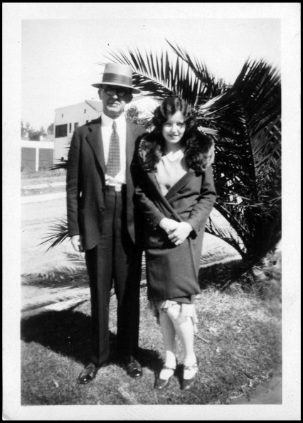 James McElhany posing with his daughter Esther
