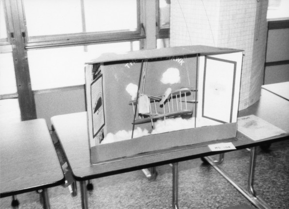 A student project at the Pathfinder Education Fair in Alexandria, LA