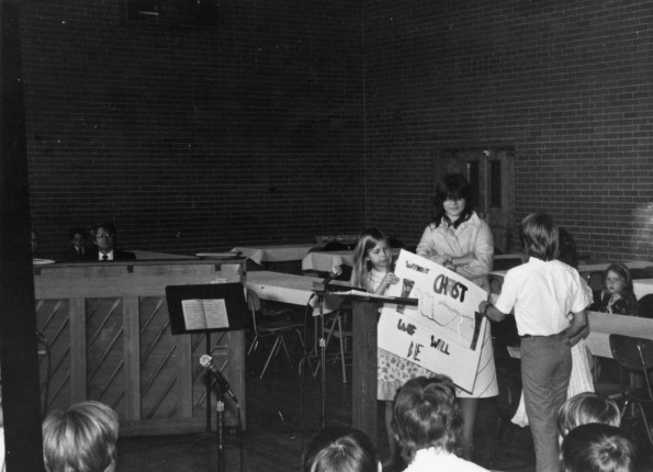 A student presentation at the Arkansas-Louisiana Conference Elementary School Music Festival in Little Rock, AR