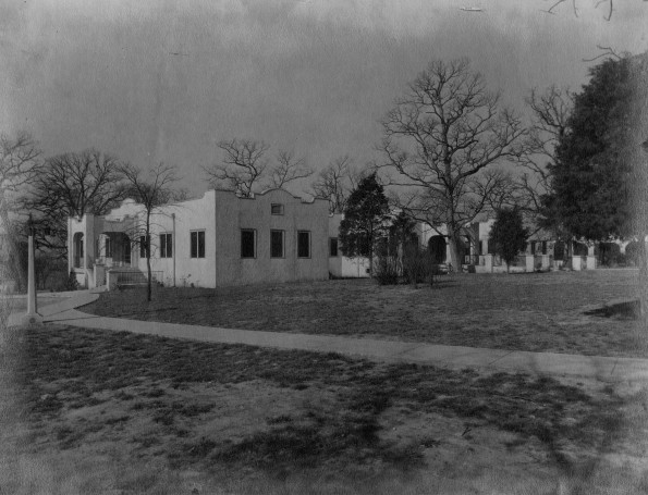 The business entrance to the Administration Building at Madison Sanitarium